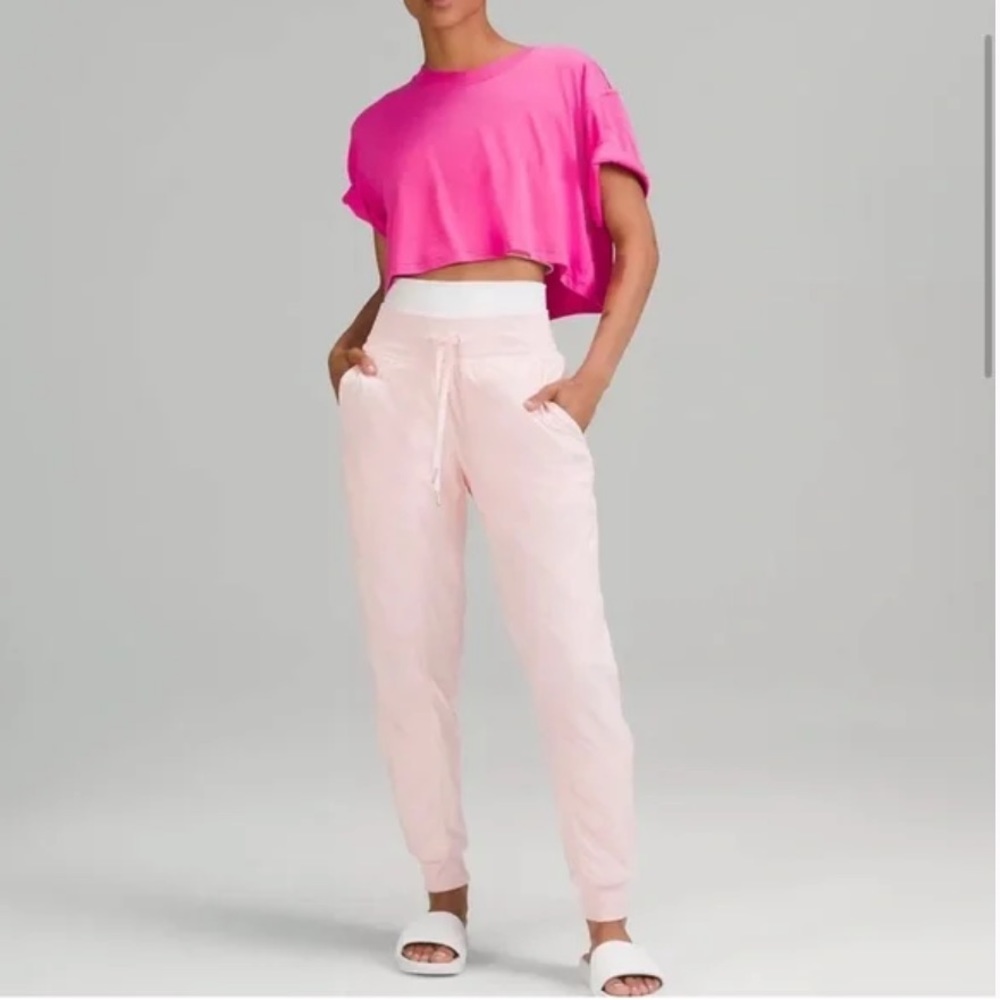 SOLD Lululemon Dance Studio Lined Mid-Rise Jogger in Strawberry Milkshake size 6